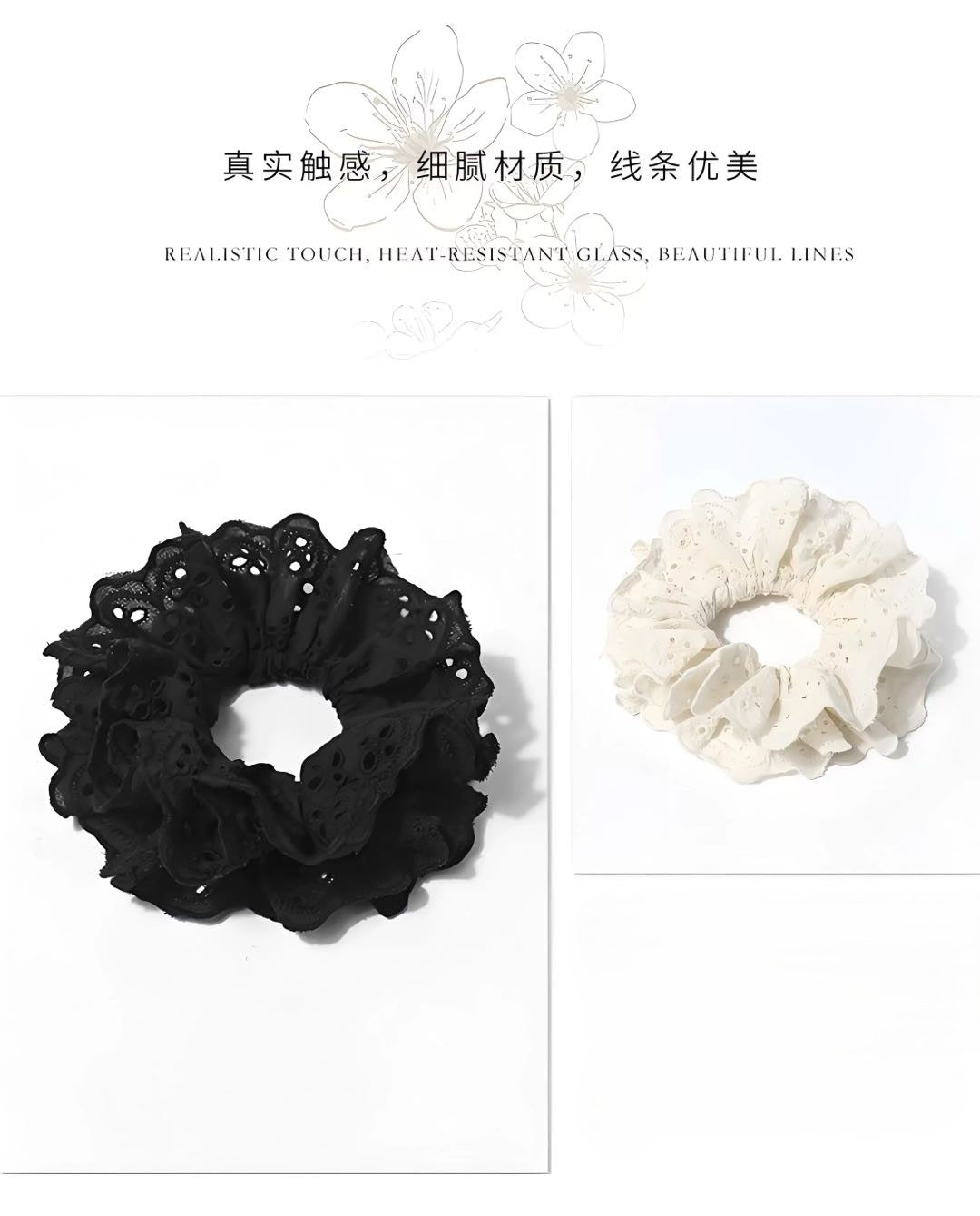 CuteHart Hair Tie for Women - Simple and Elegant Hair Tie for a Versatile and Chic Look 1pc 女生简约气质百搭发圈展现优雅风格