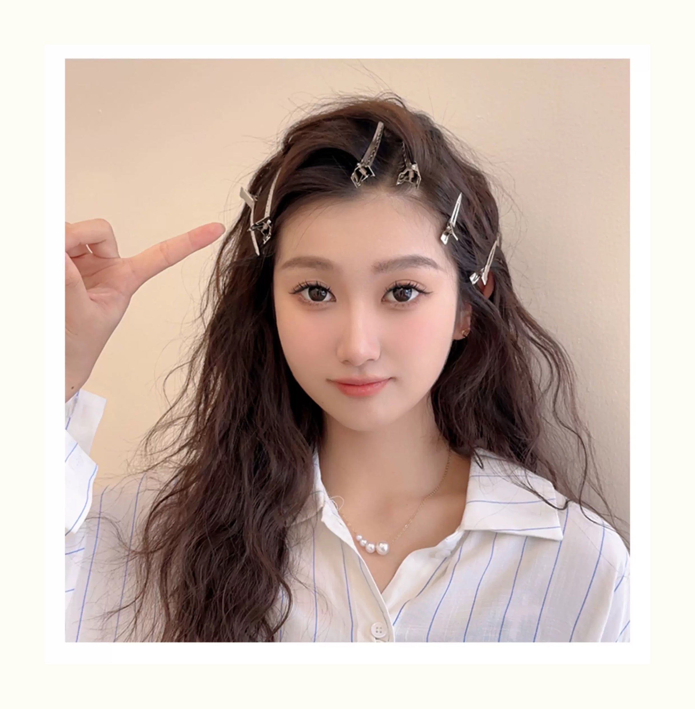 CuteHart INS Minimalist Creaseless Hair Clip - Sleek Metal Hair Clip for Effortless Style 5pcs/6pcs INS简约无痕金属发夹展现时尚造型