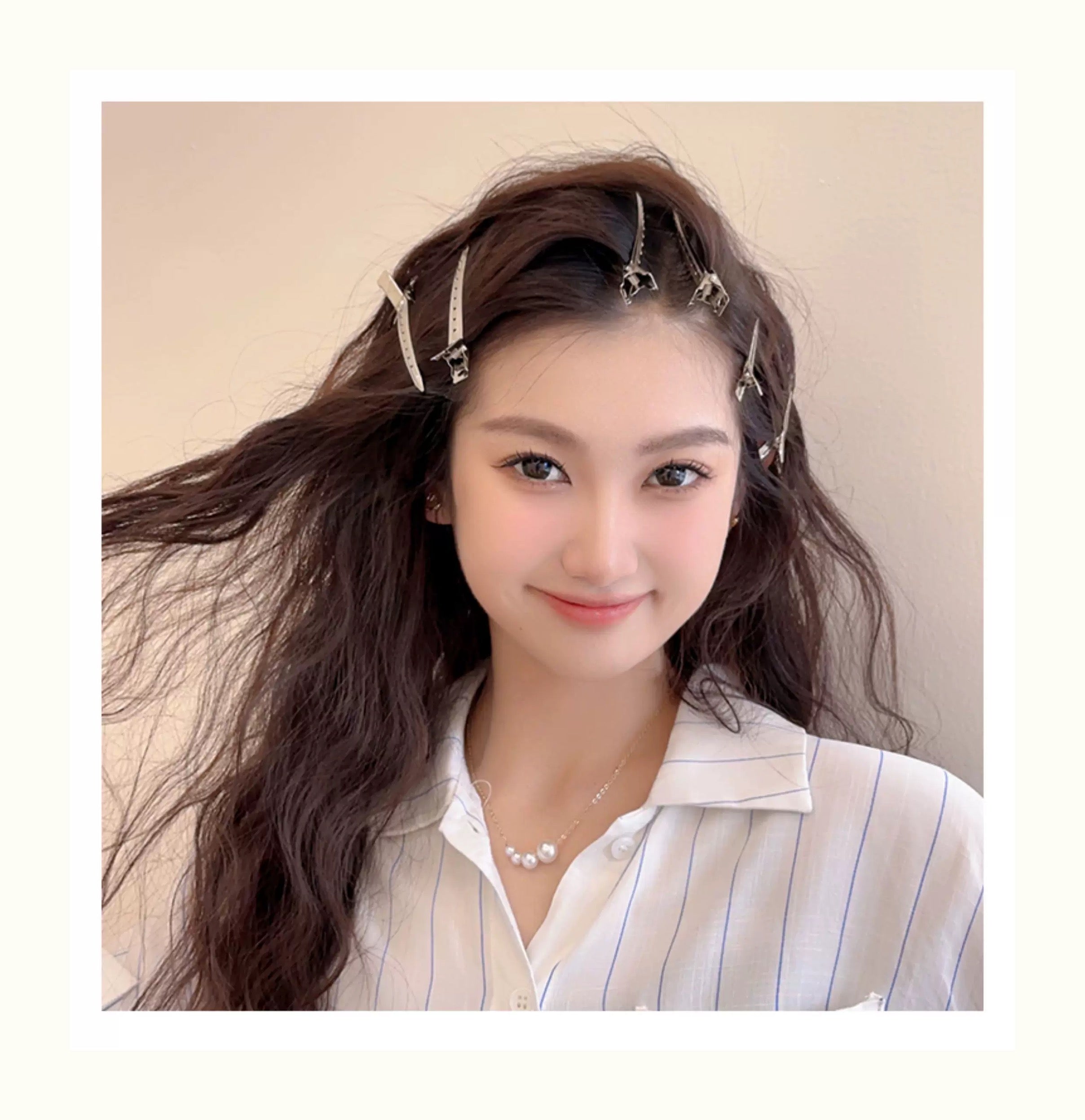 CuteHart INS Minimalist Creaseless Hair Clip - Sleek Metal Hair Clip for Effortless Style 5pcs/6pcs INS简约无痕金属发夹展现时尚造型