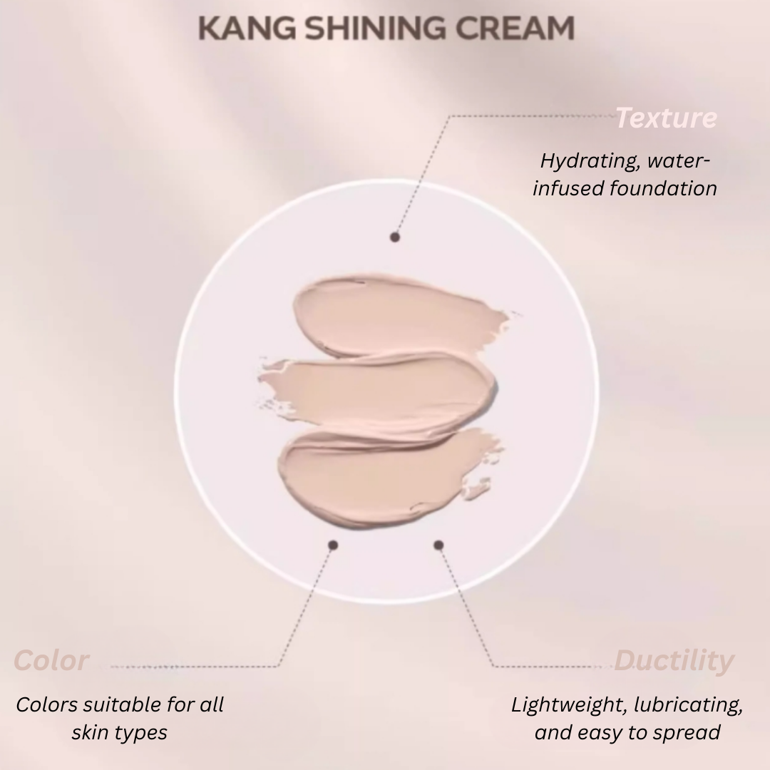 Tiktok/Douyin Hot DAERA Kang Shining Foundation 40ml【Tiktok抖音爆款】玳拉康水亮粉底液