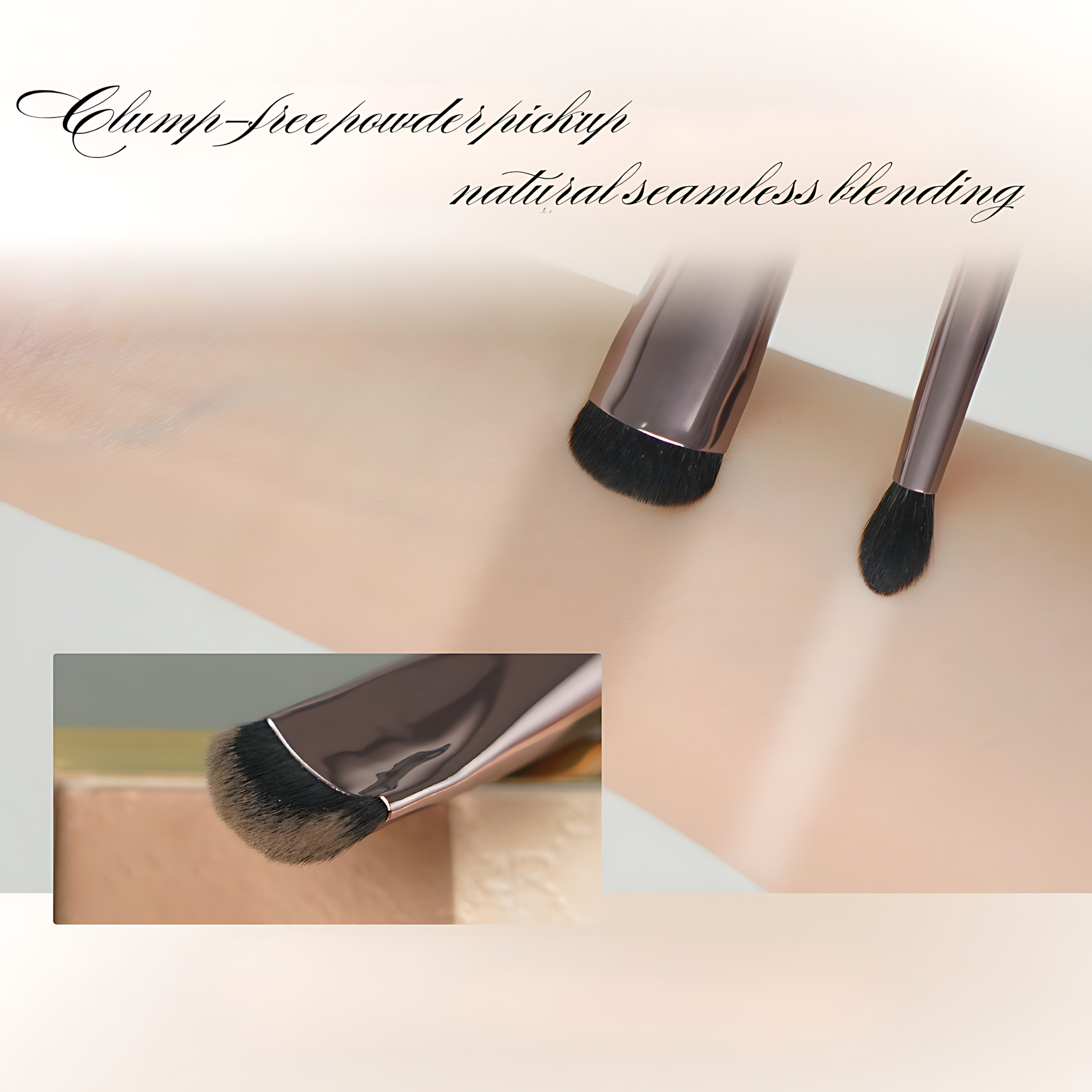 DEZONE Dual-Ended Contour Brush 1pc 黛庄双头修容刷