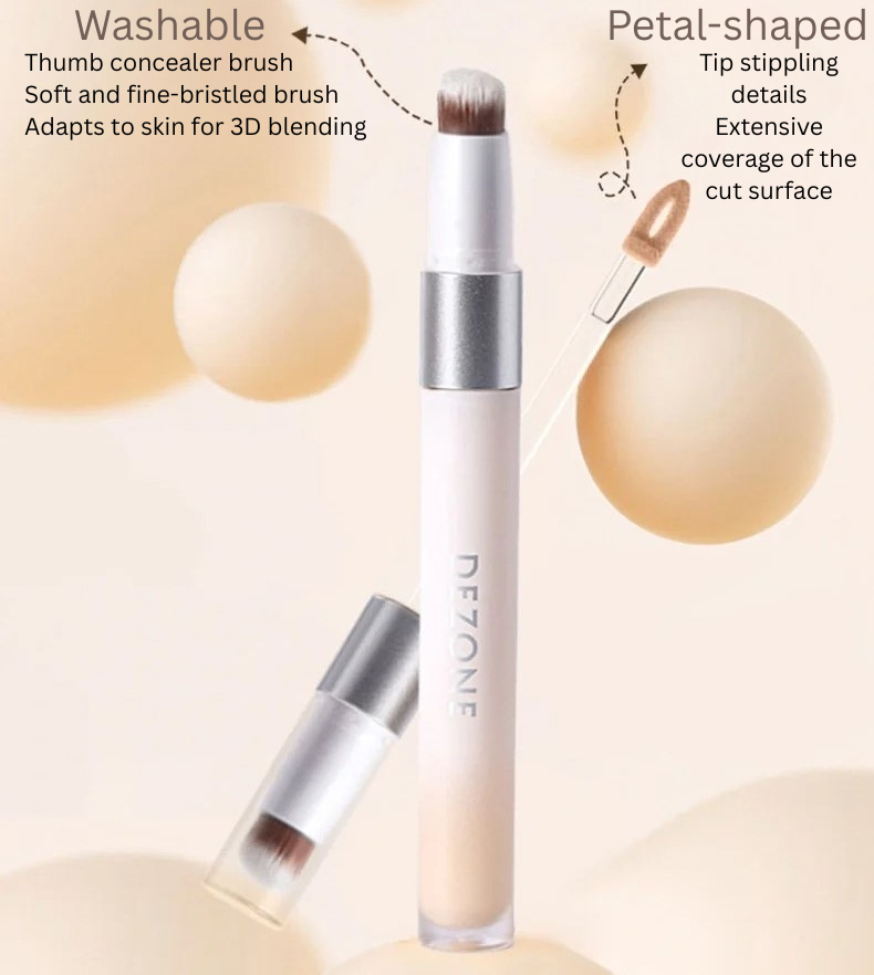 DEZONE Double-Ended Uniform Concealer 4.9g 黛庄双头匀净遮瑕液