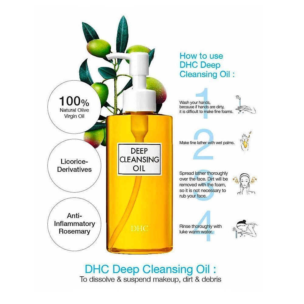 DHC Cleansing Oil Makeup Remover 200ml 日本蝶翠诗橄榄卸妆油