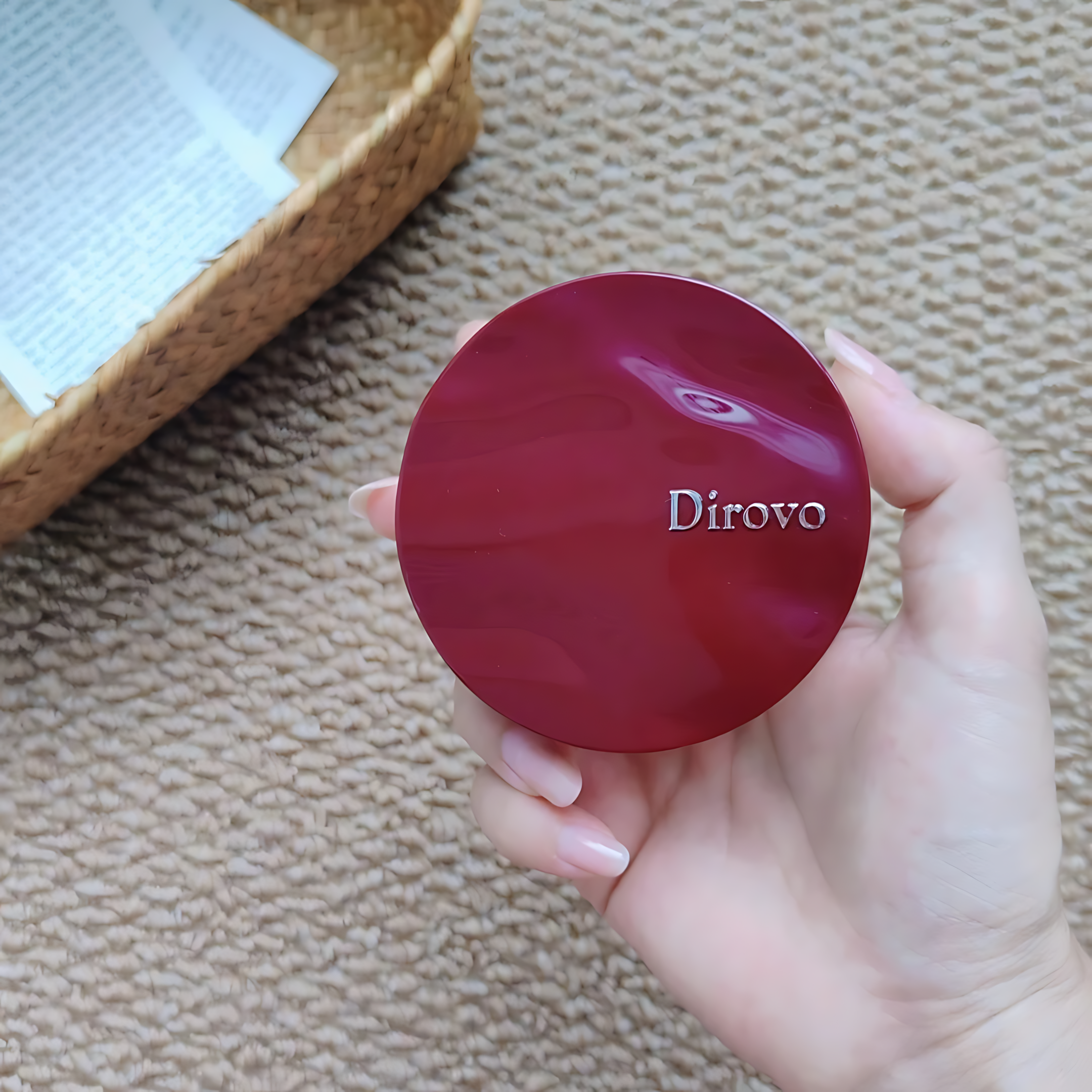 DIROVO Angora Red Limited Cloud Mist Loose Powder 2.0 8g 蒂洛薇安哥拉红限定云雾水散粉2.0