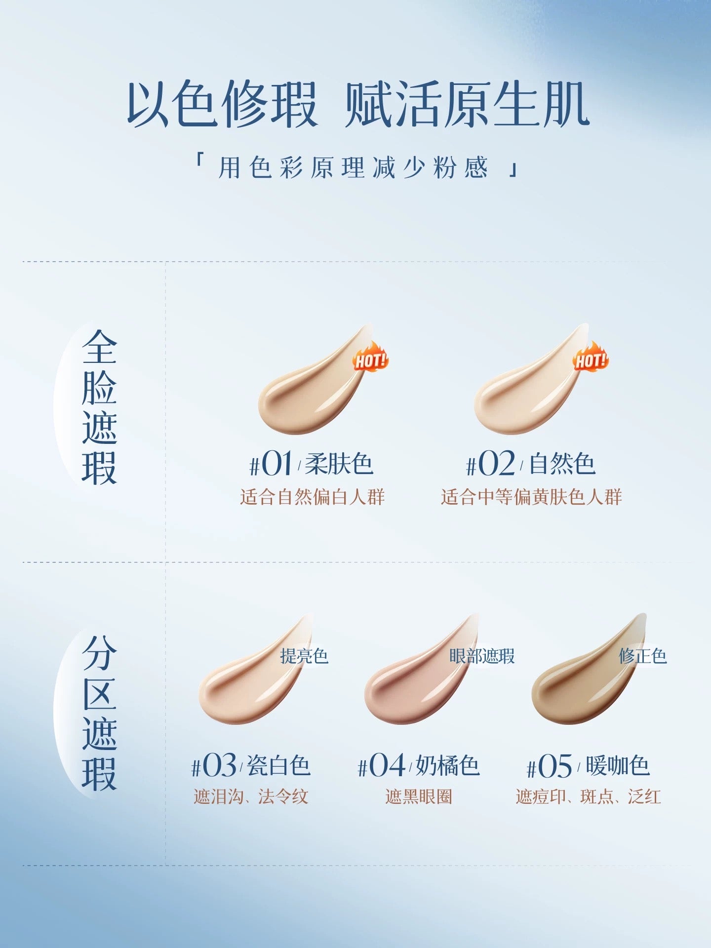 DPDP Pure Fading Concealing Liquid 10g DPDP心机裸感匀净遮瑕液