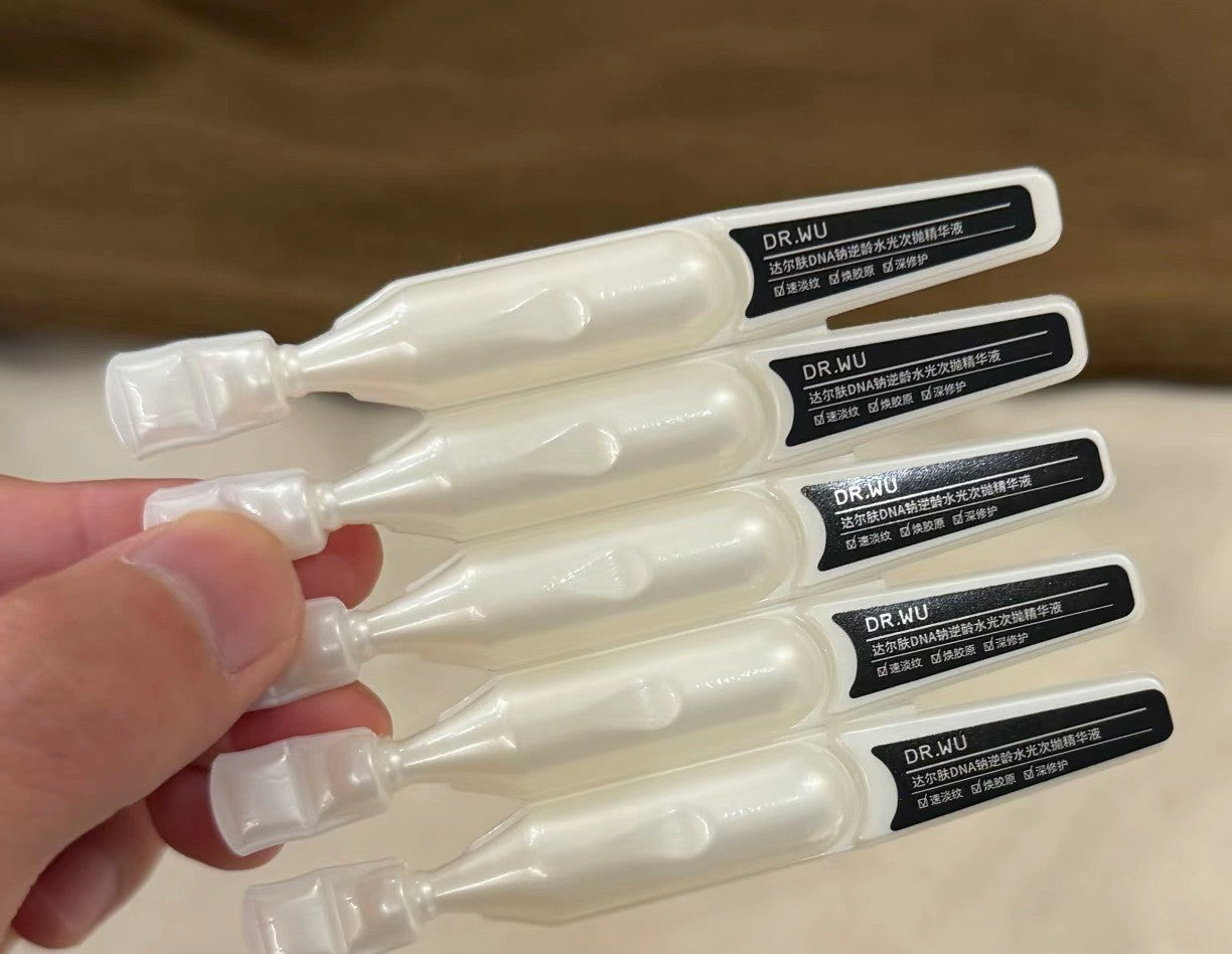 DR.WU Ageversal Sodium DNA Hydro-Luminous Serum 1.5ml×5pcs/30pcs 达尔肤DNA钠逆龄水光次抛精华