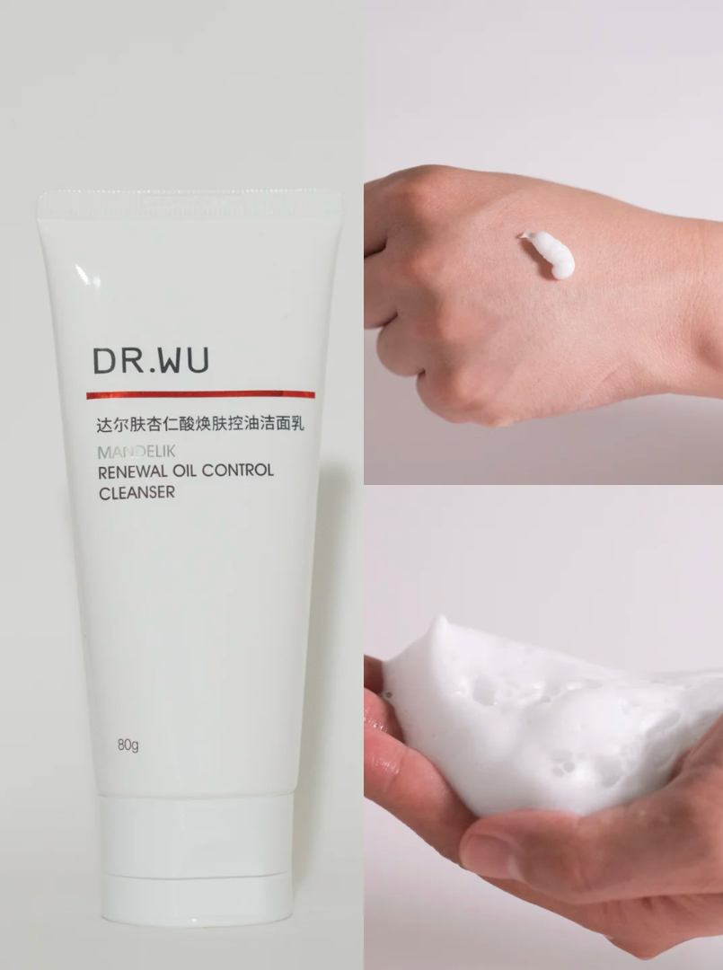 DR. WU Mandelik Renewal Oil Control Cleanser 80g 达尔肤杏仁酸焕肤控油洁面乳