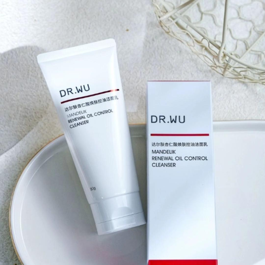 DR. WU Mandelik Renewal Oil Control Cleanser 80g 达尔肤杏仁酸焕肤控油洁面乳