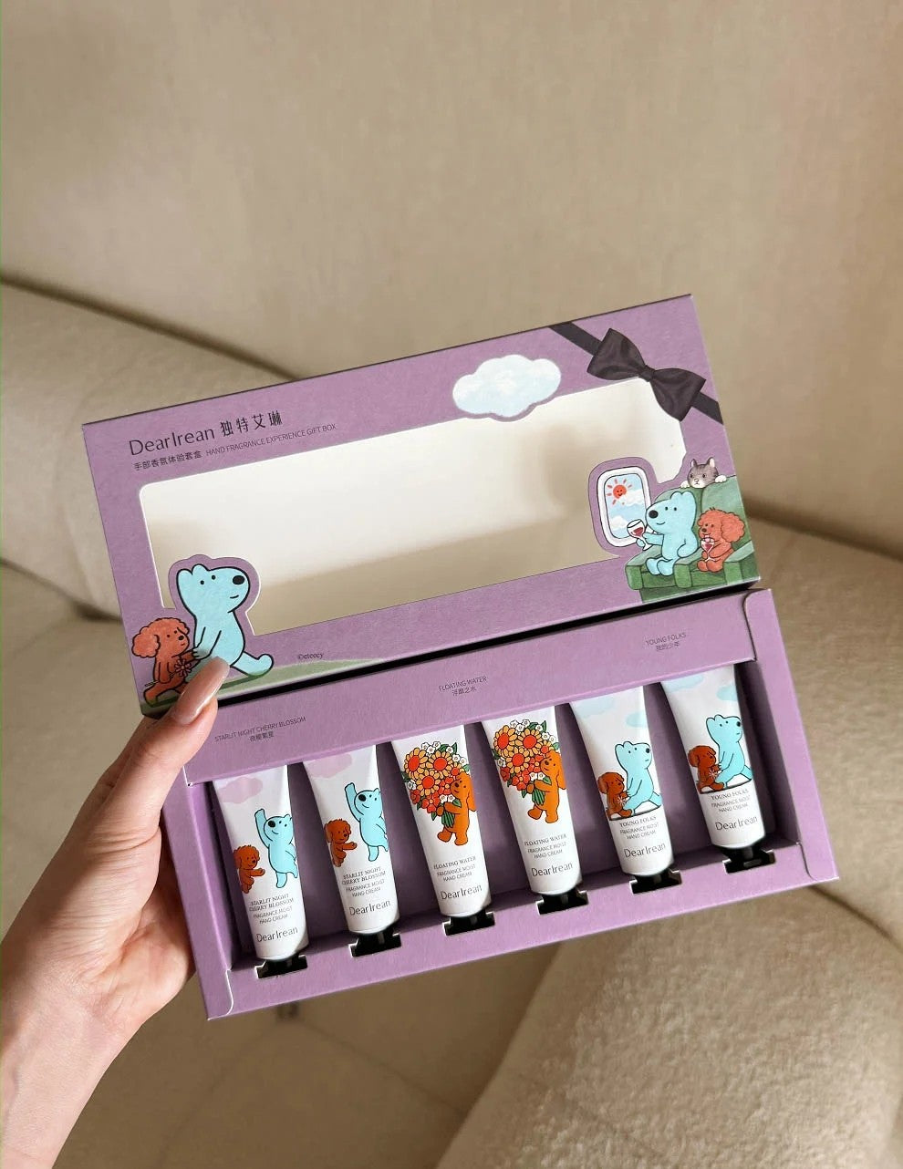 Dear Irean × Eteecy Hand Fragrance Experience Gift Box 10ml*6pcs/box 独特艾琳×治愈小狗手部香氛体验套盒