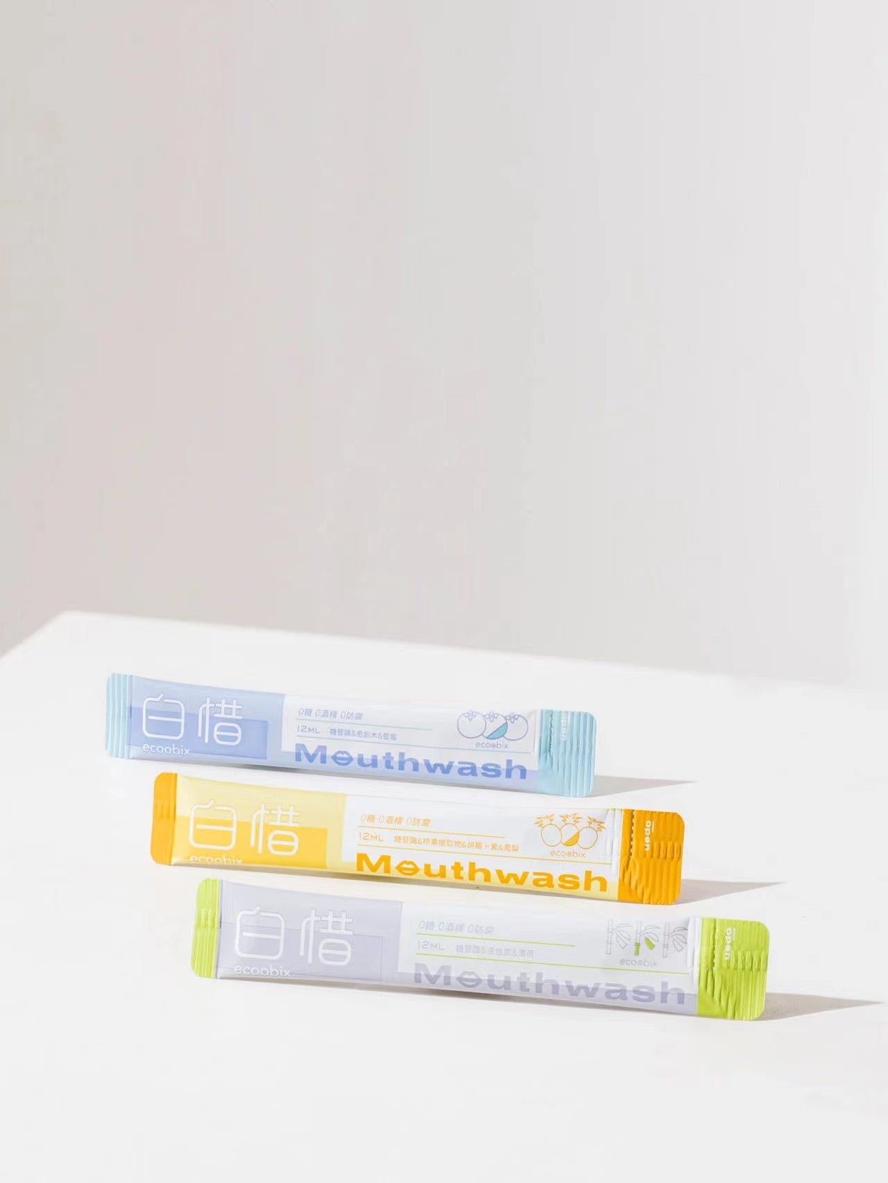 ECOOBIX Anti-sugar Mouthwash Portable Strip 12ml/20PCS 白惜抗糖漱口水便携式