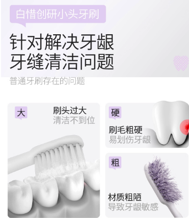 ECOOBIX Slim & Clean Small Head Toothbrush 1pc 白惜纤巧净齿小头牙刷