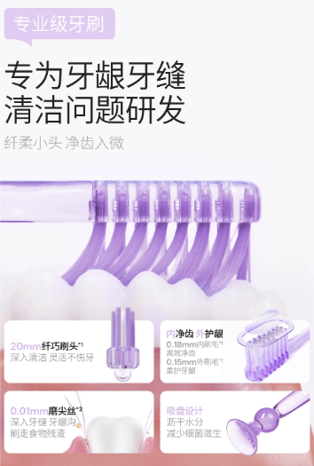 ECOOBIX Slim & Clean Small Head Toothbrush 1pc 白惜纤巧净齿小头牙刷