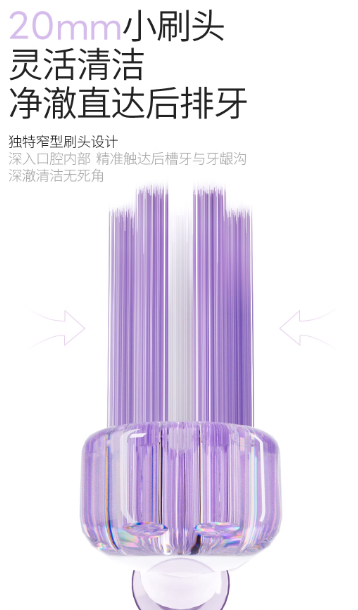 ECOOBIX Slim & Clean Small Head Toothbrush 1pc 白惜纤巧净齿小头牙刷