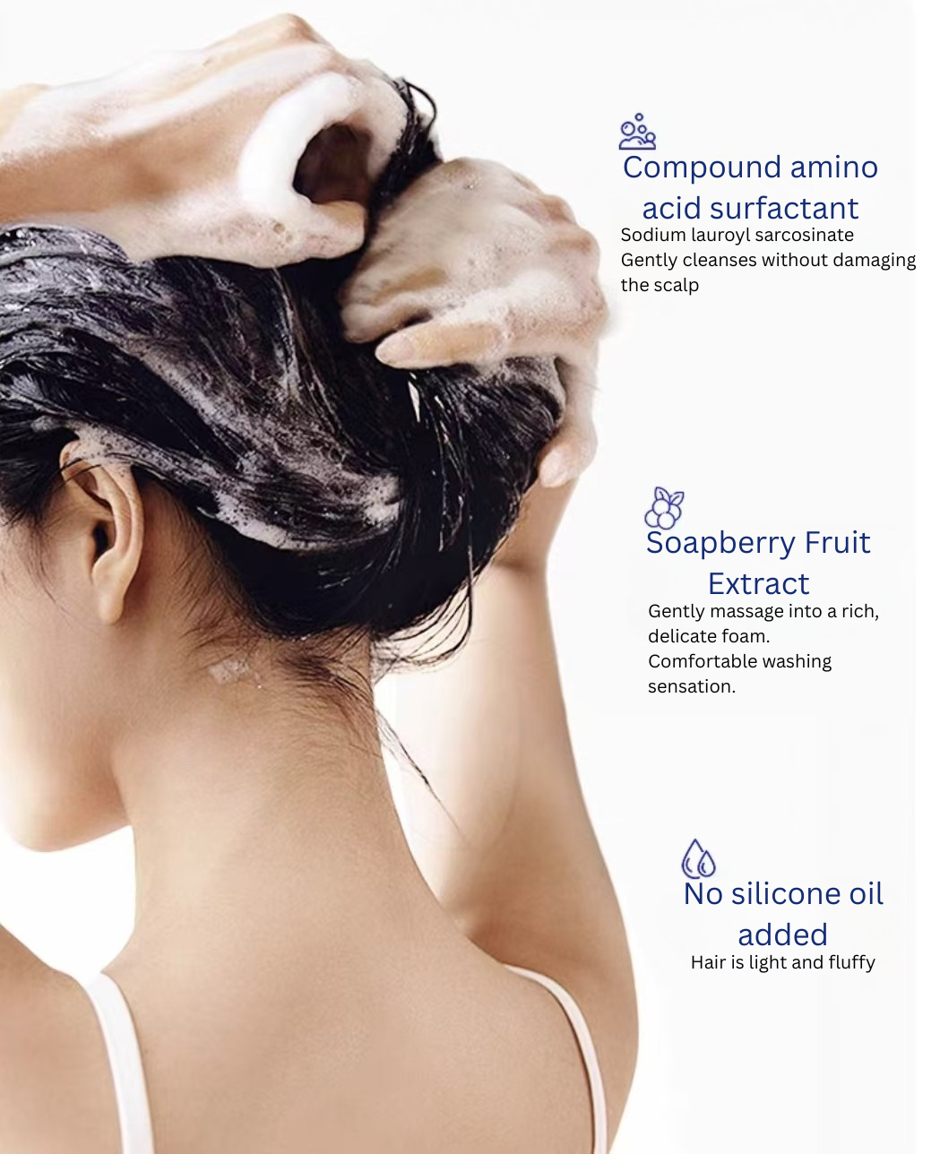 EHD Ginger Repair Strong Shampoo 500ml EHD生姜修护强韧洗发水