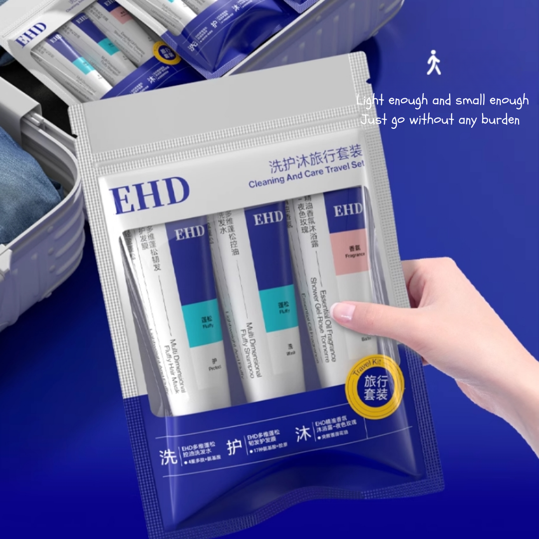 EHD Travel Hair & Body Care Set (3-Piece) 150ml EHD旅行三件套