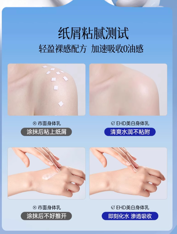 EHD Whitening Moisturizing Body Lotion 350ml EHD美白盈润身体乳