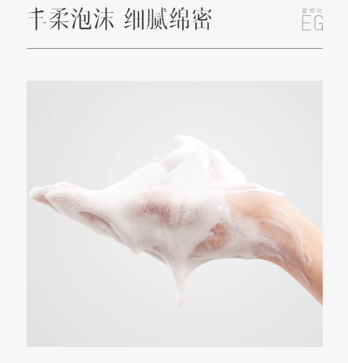 ELL Eucalyptus Salicylic Acid Oil Control Acne Cleansing Foam 100g ELL蓝桉叶水杨酸控油净痘洁面乳