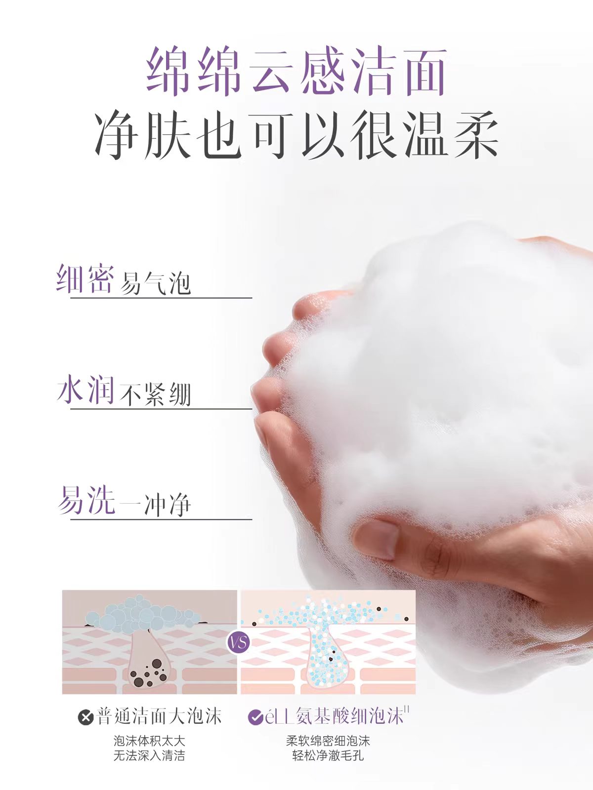 ELL Perilla Vitamin B7 Amino Acid Deep Purifying Cleansing Mud 100g ELL紫苏维他命B7氨基酸细致净透洁面泥