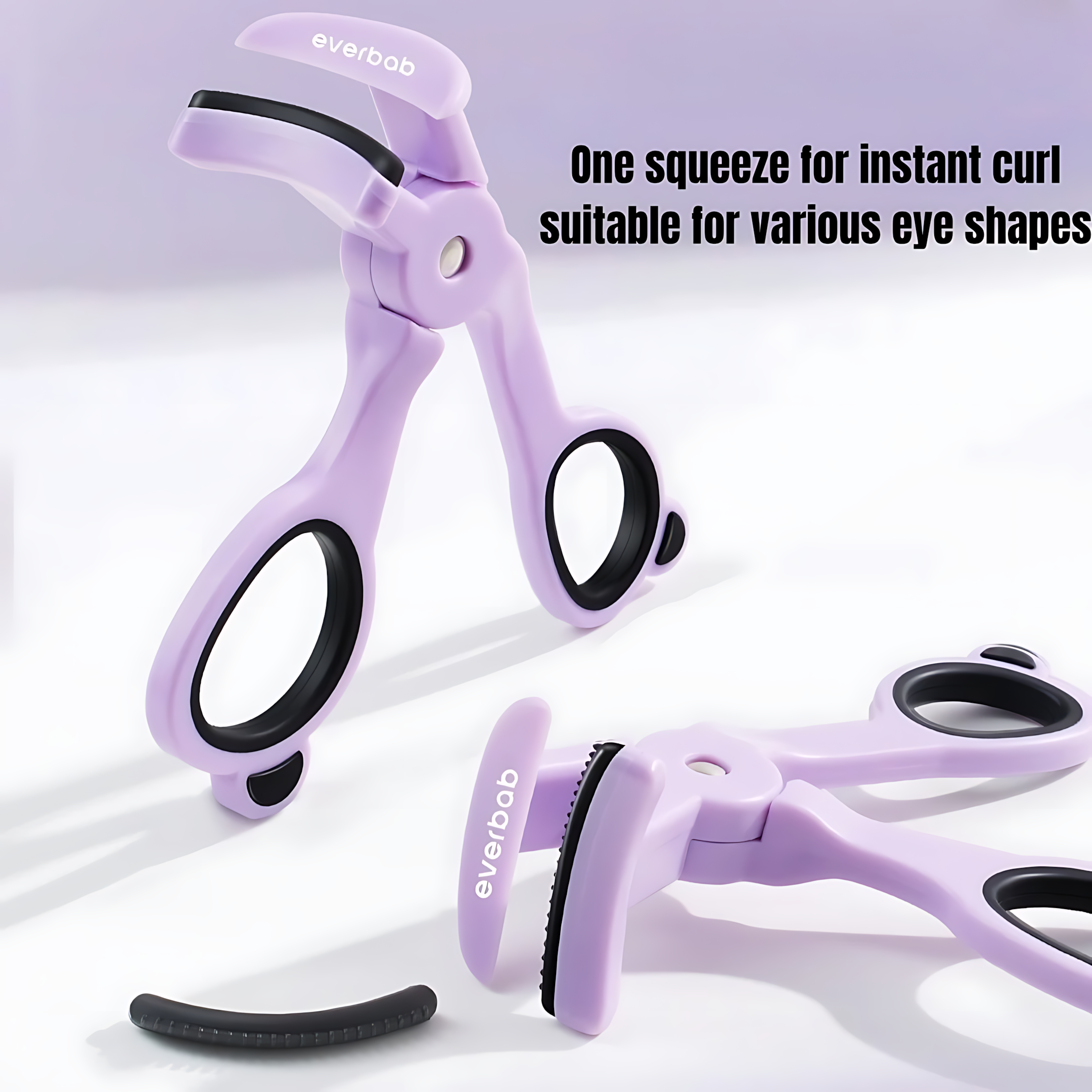 EVERBAB Faster Curling Eyelash Curler 1pc 艾蓓拉一飞冲天无边框睫毛夹