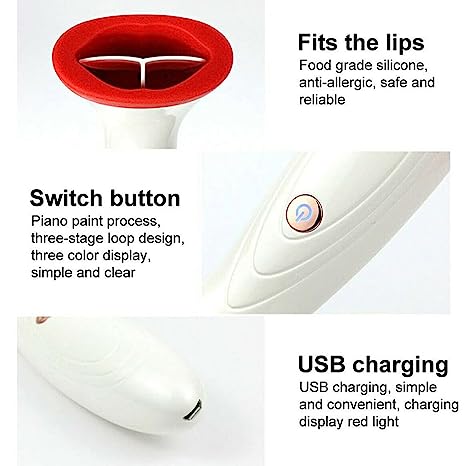 Tiktok/Douyin Pop-up Gadgets Electric Silicone Lip Plumper Tiktok/抖音爆款电动硅胶丰唇神器