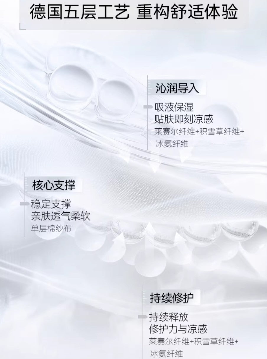 FAN BEAUTY DIARY Centella Asiatica Soothing & Repairing Gauze Mask 34ml*5pcs 美黎汎积雪草安肌特护修红冰纱布面膜