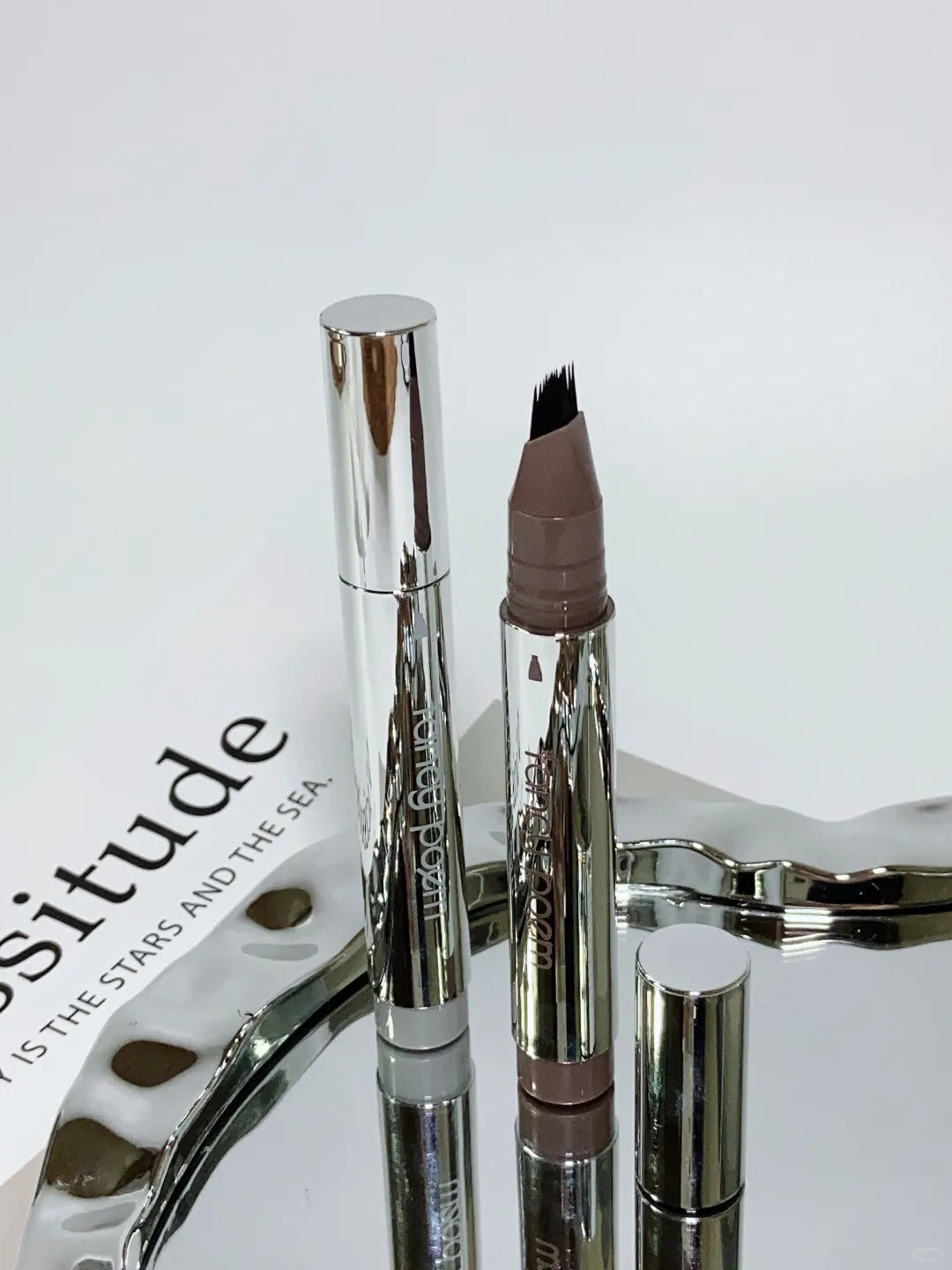 Tiktok/Douyin Hot FANCY POEM Multi Fork Plush Water Eyebrow Pencil 1.25ml【Tiktok抖音爆款】时尚诗多叉毛绒水眉笔