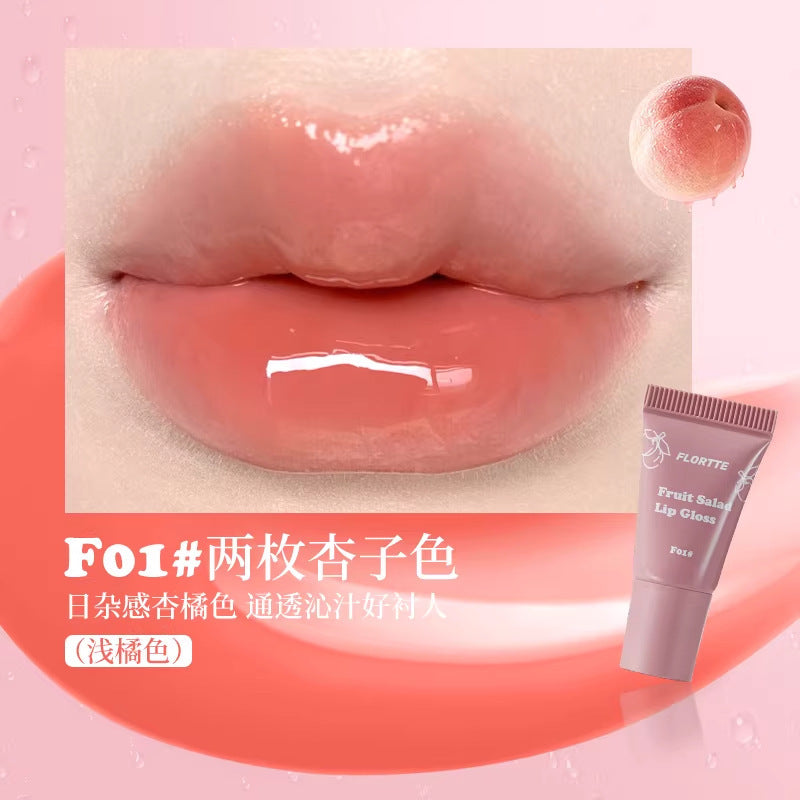 FLORTTE Fruit Salad Lip Gloss 5g 花洛莉亚水果沙拉系列软管唇蜜