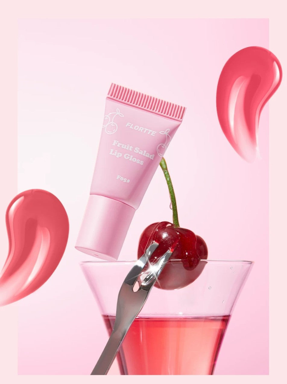 FLORTTE Fruit Salad Lip Gloss 5g 花洛莉亚水果沙拉系列软管唇蜜
