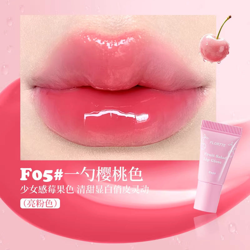 FLORTTE Fruit Salad Lip Gloss 5g 花洛莉亚水果沙拉系列软管唇蜜