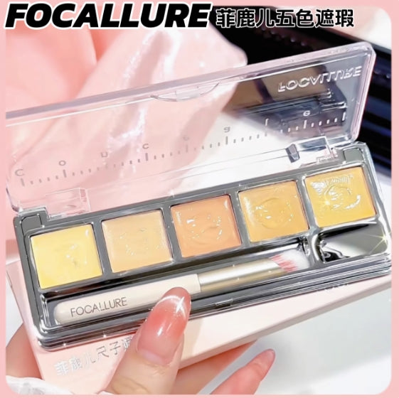 FOCALLURE Ruler Concealer Palette 4.5g 菲鹿儿尺子遮瑕盘