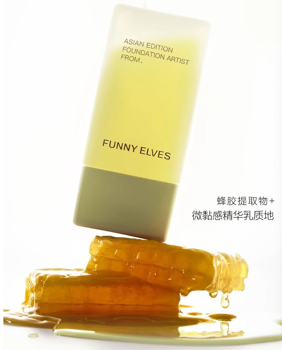 Tiktok/Douyin Hot FUNNY ELVES Asian Edition Foundation Artist From 15ml/30ml/100ml 【Tiktok抖音爆款】方里贴妆大师妆前精华乳