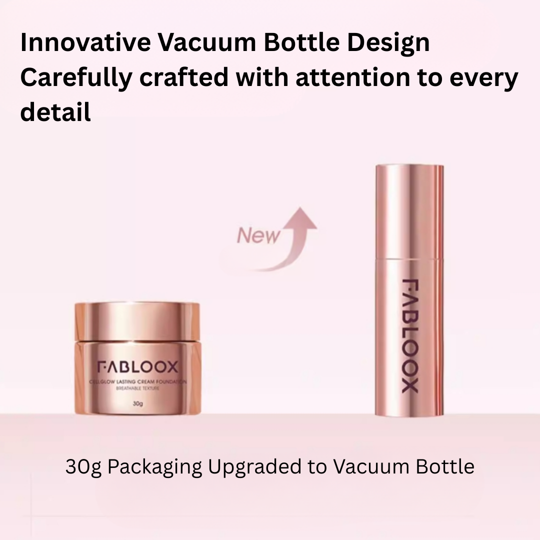 Tiktok/Douyin Hot Fabloox Cellglow Lasting Cream Foundation 20g/30g 【Tiktok抖音爆款】馥碧诗雪绒丝柔持妆粉底霜