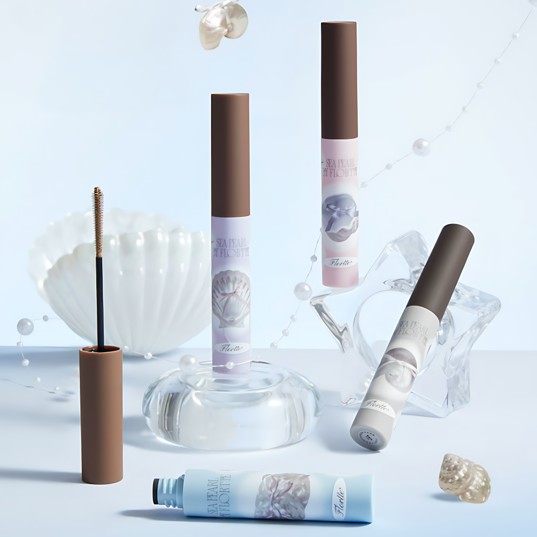 Flortte Glass Sea Series Brow Mascara 4.5g 花洛莉亚玻璃海系列染眉膏