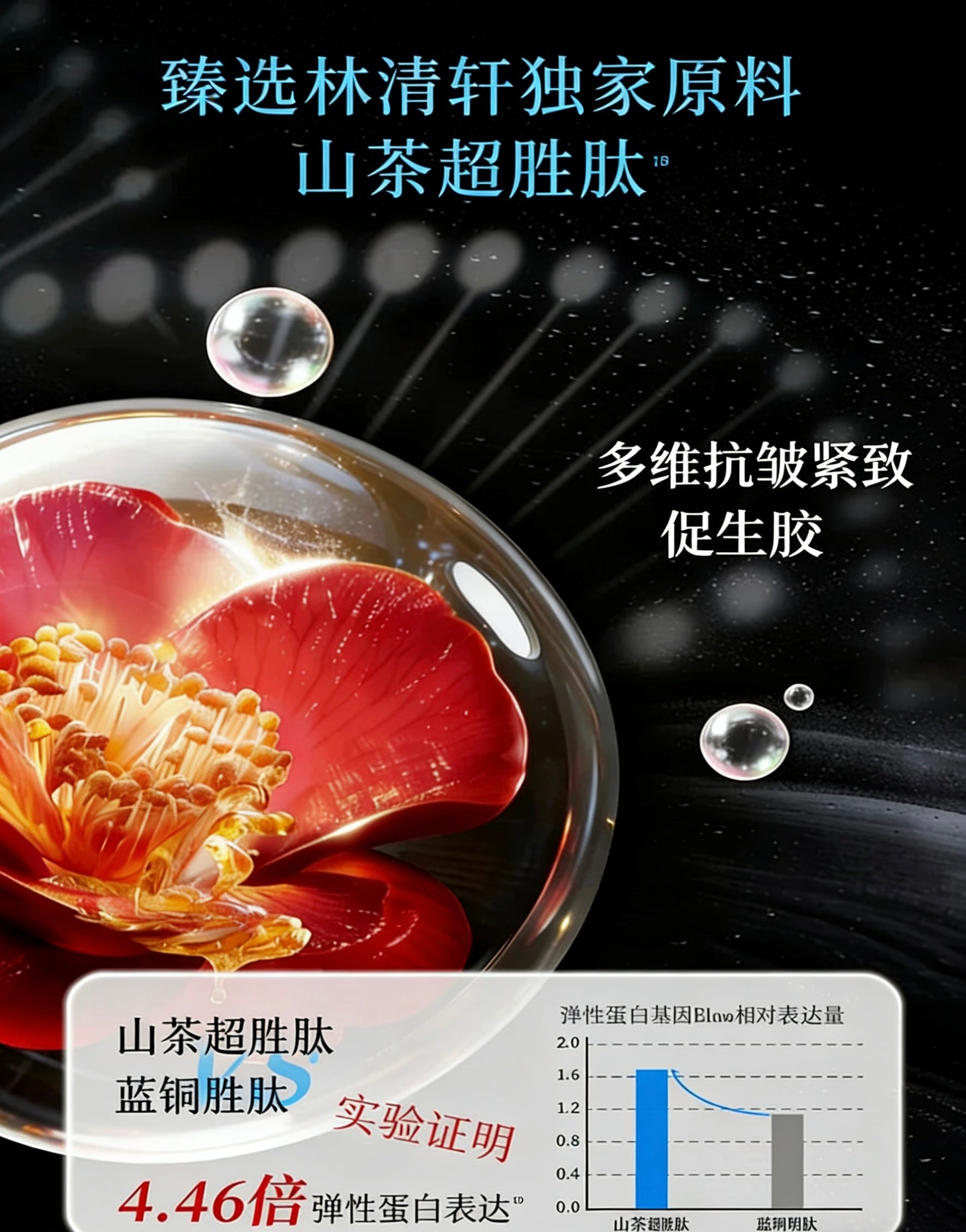 Forest Cabin Camellia PDRN Collagen Anti-wrinkle Hydrating Glow Face and Neck Mask 50g 林清轩山茶花PDRN胶原抗皱水光面颈膜