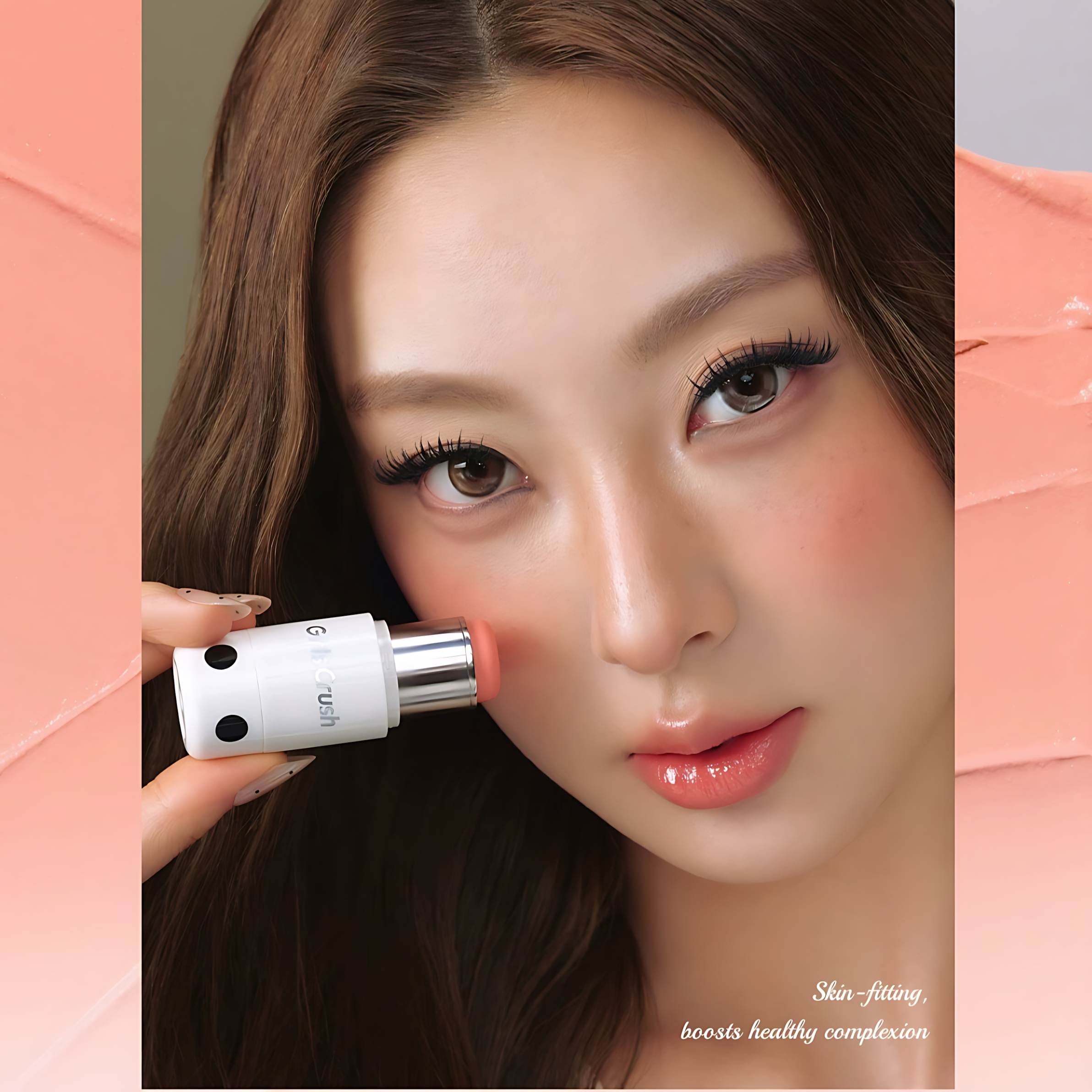 GIRLS CRUSH Polka Dot Cream Blush Stick 5.5g GIRLS CRUSH波点奶油腮红棒
