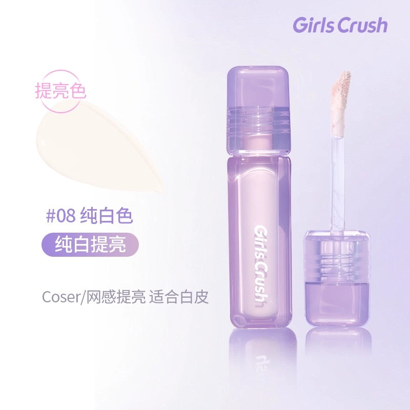GIRLS CRUSH Water Velvet Concealer & Highlighter 8g GIRLS CRUSH水丝绒遮瑕提亮液