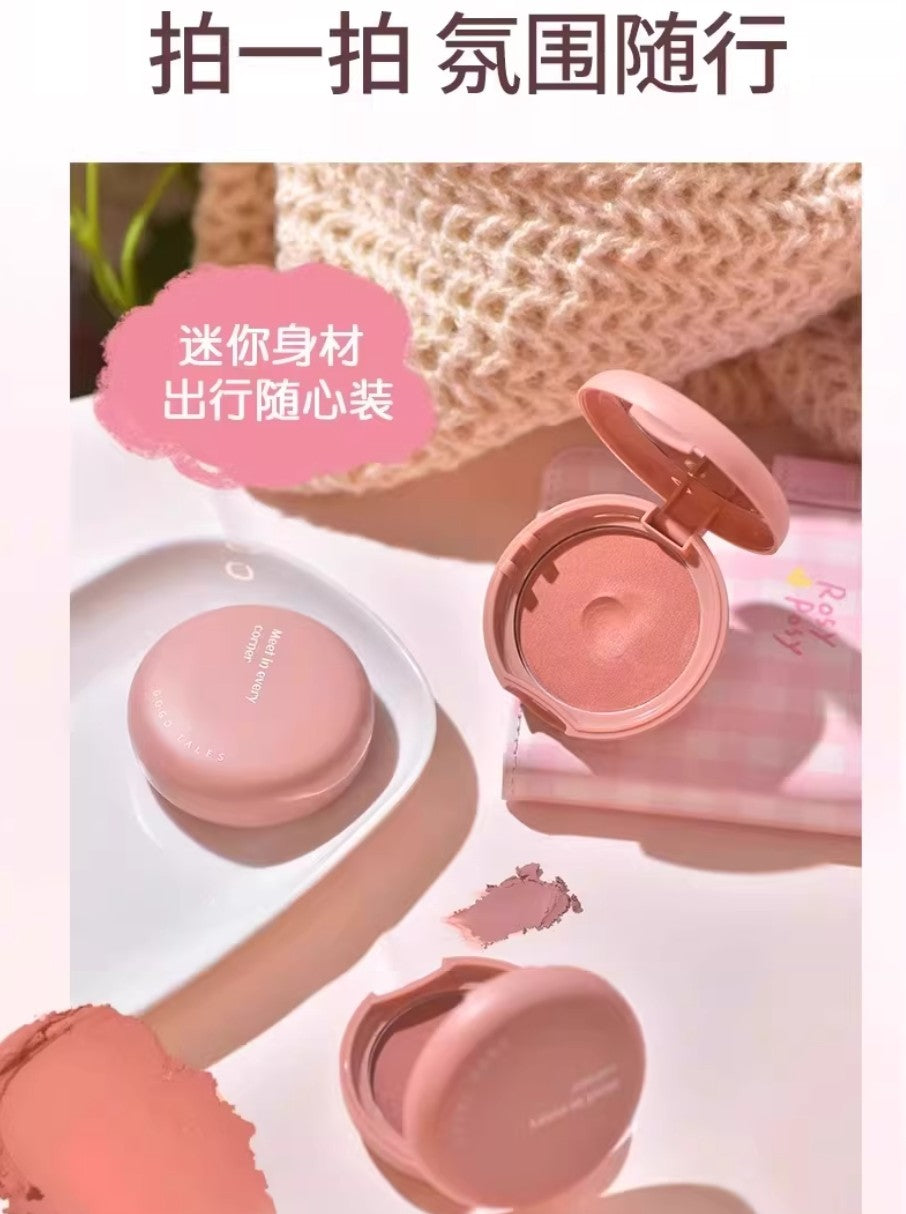 GOGOTALES Elastic Soft Focus Powder Blusher Cream 8g 戈戈舞弹弹柔焦腮红膏