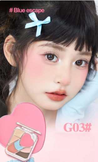 GOGOTALES  Floating Light Weaving Dreams Comprehensive Powder Palette 9g 戈戈舞浮光织梦综合粉盘