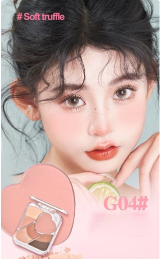 GOGOTALES  Floating Light Weaving Dreams Comprehensive Powder Palette 9g 戈戈舞浮光织梦综合粉盘