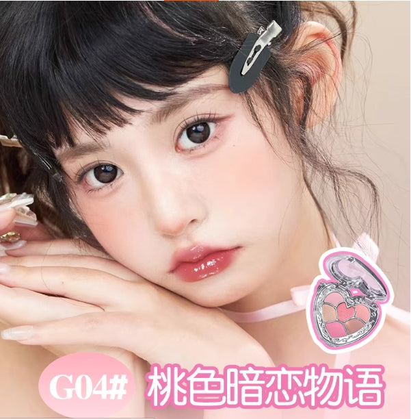 GOGOTALES Heart-Pounding Lip Freeze & Eyeshadow Palette 600mg+6.5g 戈戈舞嘭然心动唇冻&眼影盘