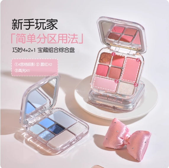 GOGOTALES Lightweight Girl's All-in-One Powder Palette 12g 戈戈舞轻巧少女综合粉盘