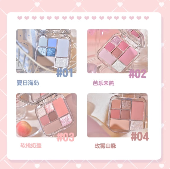 GOGOTALES Lightweight Girl's All-in-One Powder Palette 12g 戈戈舞轻巧少女综合粉盘