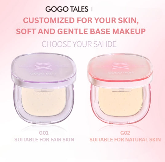 GOGOTALES Soft Focus Essence Powder Compact 6.5g 戈戈舞柔焦精华粉饼