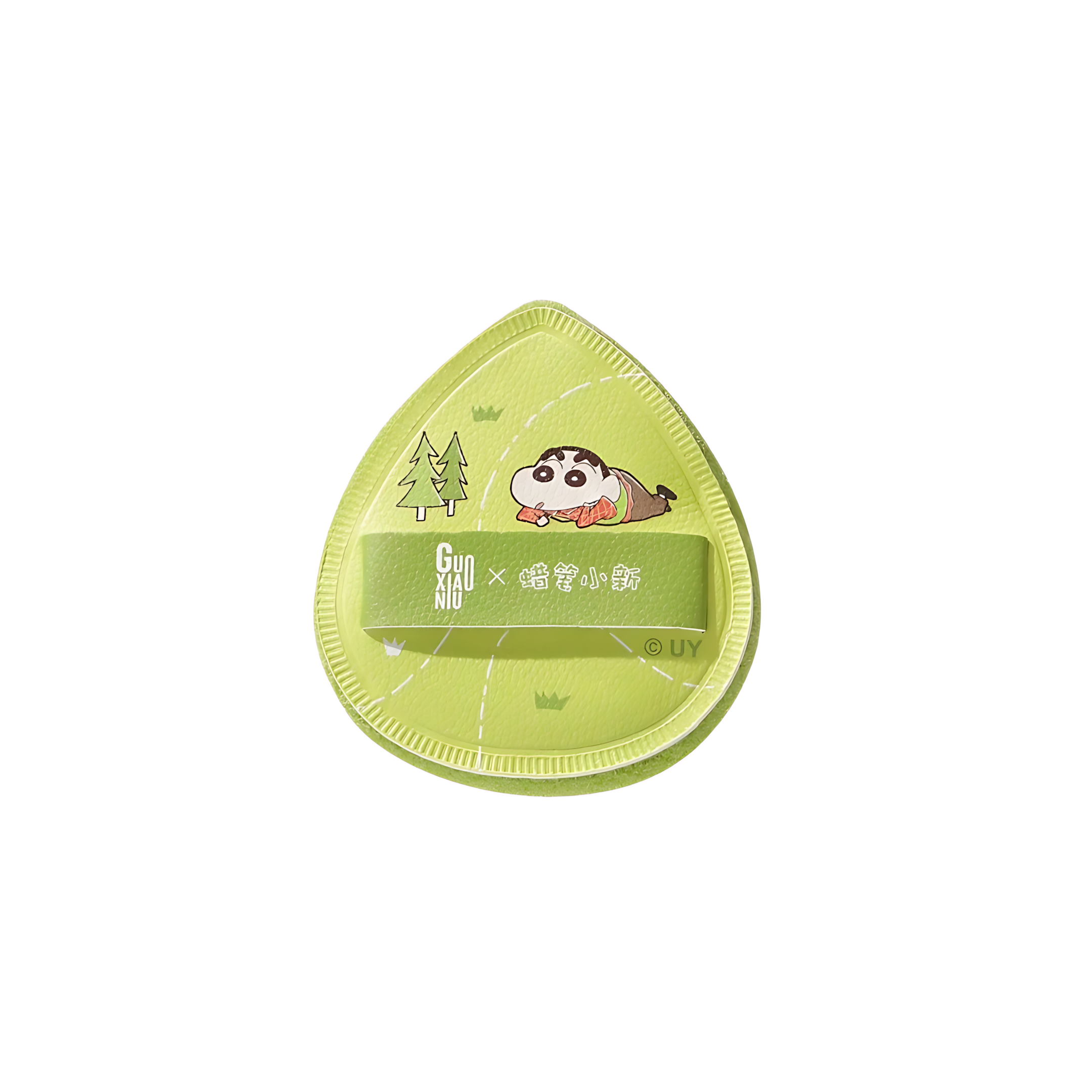 GUOXIAONIU × Crayon Shinchan Camping Series Cleansing Sponge 3pcs 郭小妞×蜡笔小新露营系列洗脸扑