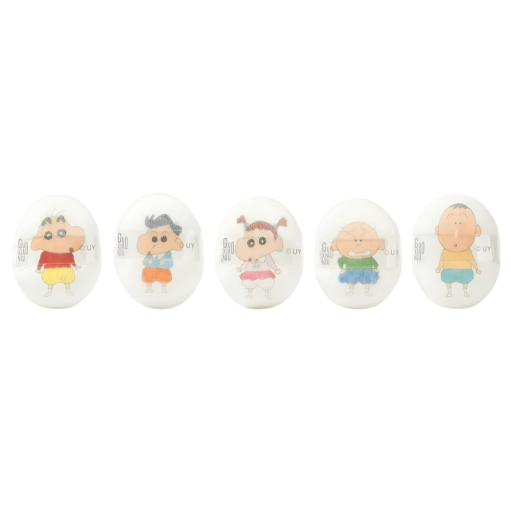 GUOXIAONIU × Crayon Shinchan Kindergarten Series Makeup Puff 郭小妞×蜡笔小新幼稚园系列粉扑