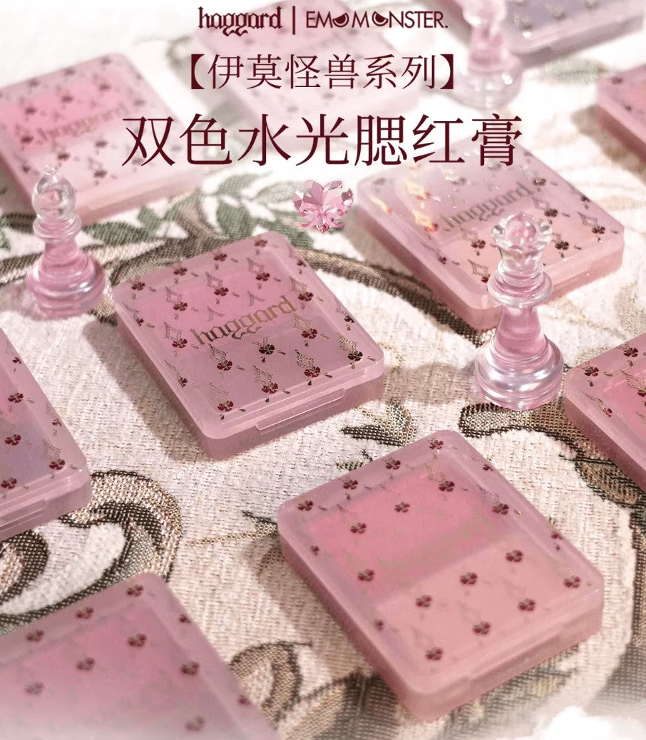 HAGGARD Emo Monster Glow Blush Cream 7g 黑烬伊莫怪兽系列水光腮红膏