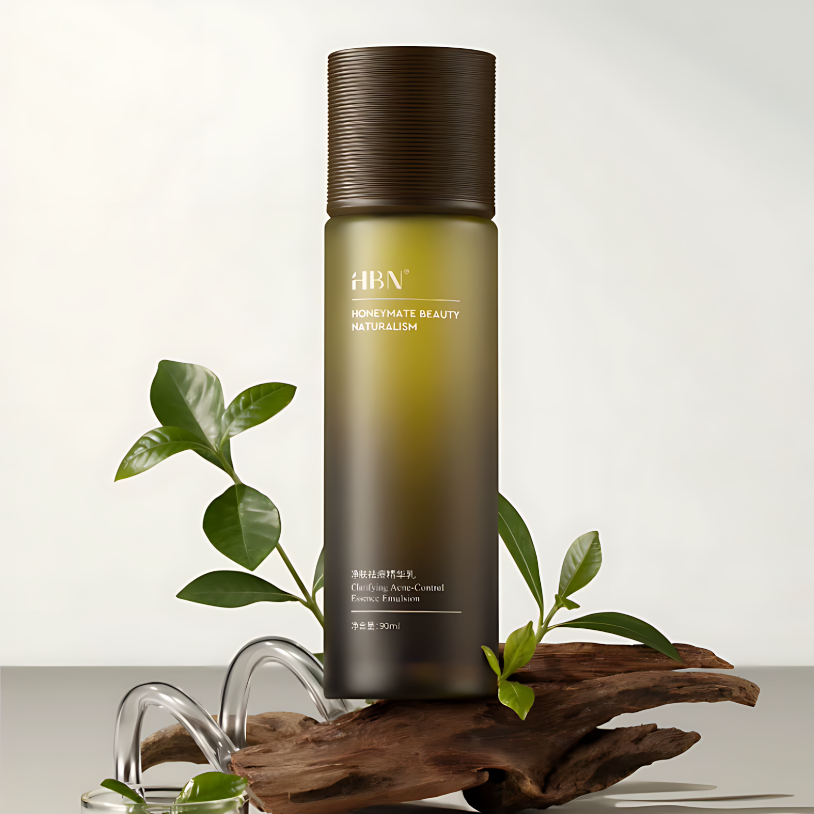 HBN Clarifying Acne-Control Essence Emulsion 90ml HBN净肤祛痘精华乳