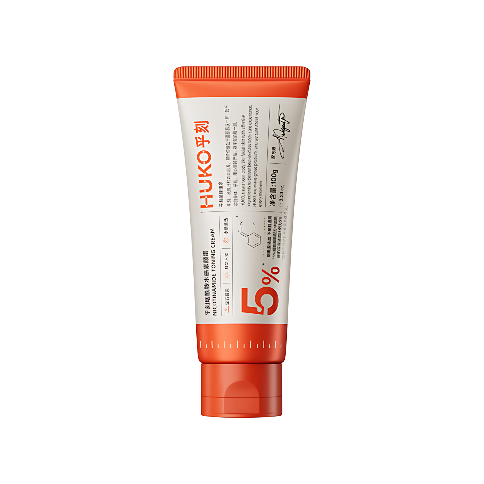 HUKO Nicotinamide Toning Cream 100g 乎刻烟酰胺水感素颜霜