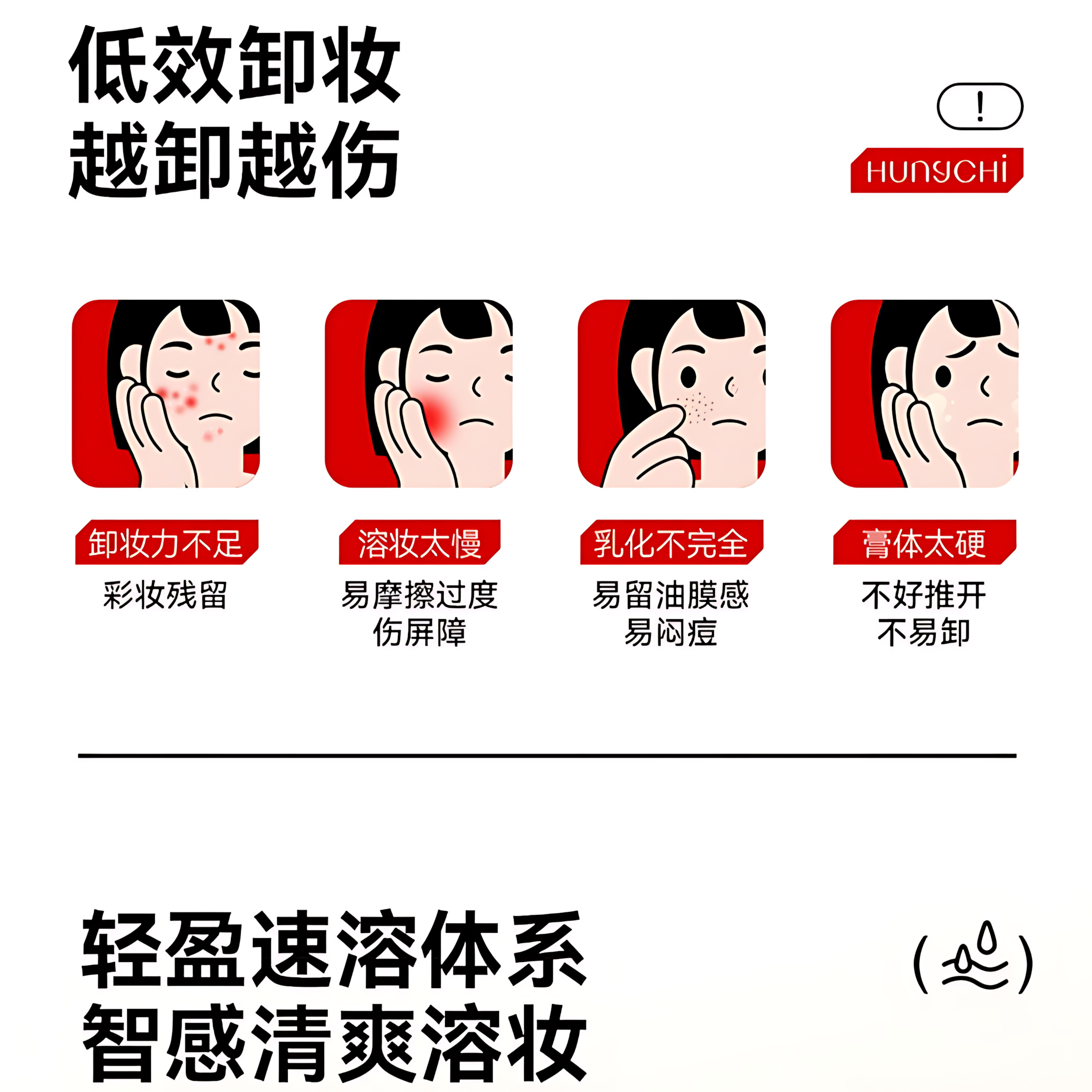 HUNGCHI Soft And Clear Cleansing Balm 100ml 红之清透净澈卸妆膏
