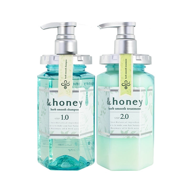 Japan &Honey Herb Smooth Shampoo&Conditioner Botanical Essence Scalp T